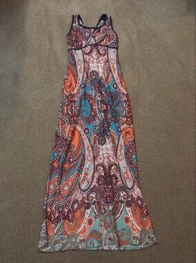 Emerald Sundae Maxi Dress Womens Small.